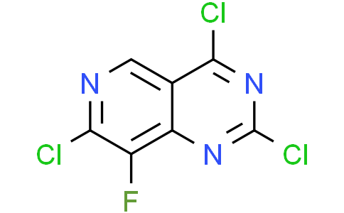 2,4,7-三氯-8-氟吡啶并[4,3-d]嘧啶