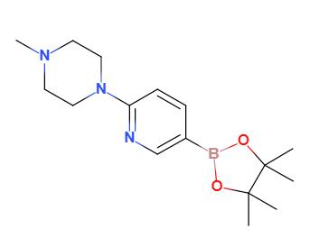 2-(4-甲基哌嗪-1-基)吡啶-5-硼酸频那醇酯