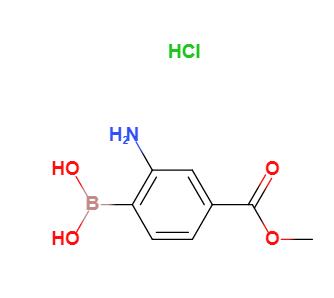 2-氨基-4-甲氧羰基苯基硼酸盐酸盐