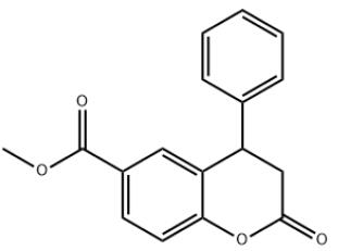 rac 6-Methoxycarbonyl-4-phenyl-3,4-dihydrocoumarin