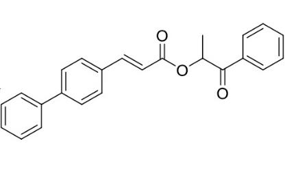 1-oxo-1-phenylpropan-2-yl (E)-3-([1,1'-biphenyl]-4-yl)acrylate