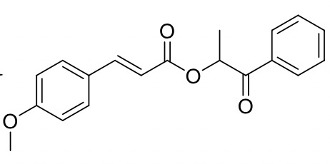 1-oxo-1-phenylpropan-2-yl (E)-3-(4-methoxyphenyl)acrylate