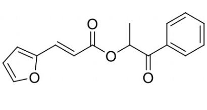 1-oxo-1-phenylpropan-2-yl (E)-3-(furan-2-yl)acrylate