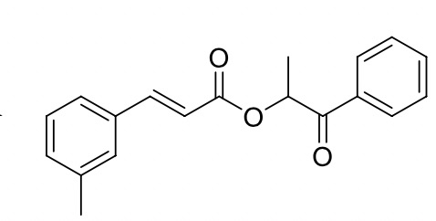 1-oxo-1-phenylpropan-2-yl (E)-3-(m-tolyl)acrylate