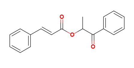 1-oxo-1-phenylpropan-2-yl (E)-cinnamate