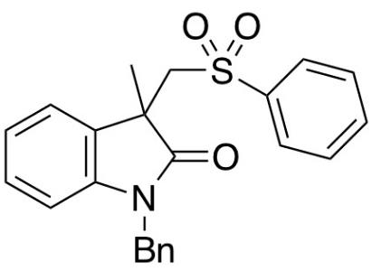 1-苄基-3-甲基-3-((苯磺酰基)甲基)吲哚啉-2-酮