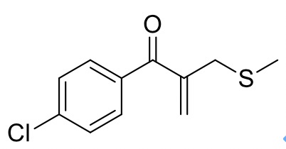 1-对氯苯基-2-甲基硫甲基丙-2-烯-1-酮