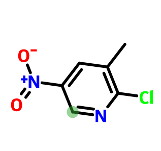 2-氯-3-甲基-5-硝基吡啶