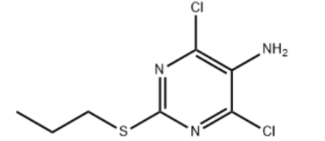 4,6-二氯 -2-(丙硫基)-5-氨基嘧啶