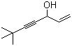 CAS 登录号：78629-20-6, 3-羟基-6,6-二甲基-1-庚烯-4-炔