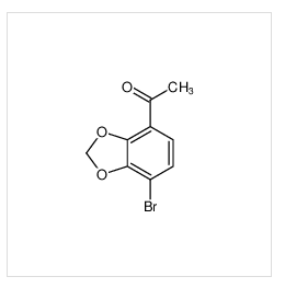 1-(7-溴苯并并[d][1,3]二氧杂环戊烯-4-基)乙-1-酮