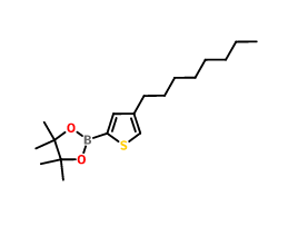 4-正辛基-2-(4,4,5,5-四甲基-1,3,2-二氧硼戊环-2-基)噻吩