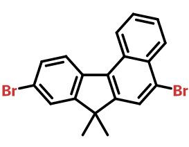 5,9-二溴-7,7-二甲基-7H-苯并(C)芴