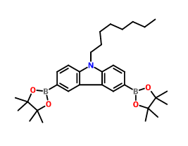 9-辛基-3,6-双(4,4,5,5-四甲基-1,3,2-二噁硼烷-2-基)-9H-咔唑