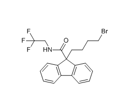 9-(4-溴丁基)-N-(2,2,2-三氟乙基)-9H-芴-9-甲酰胺  洛美他派中间体A