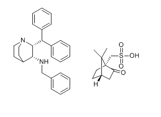 (2S,3S)-2-二苯甲基-N-苄基奎宁环-3-胺-(1R) -10-樟脑磺酸盐