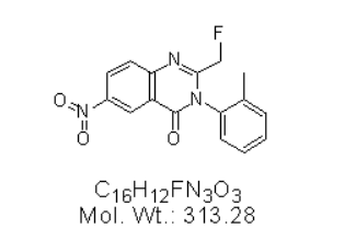 2-(氟甲基)-3-(2-甲基苯基)-6-硝基-3H-恶唑啉-4-酮