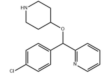 2-[(4-氯苯基)(4-哌啶基氧基)甲基]吡啶