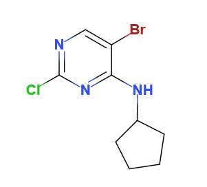 5-溴-2-氯-N-环戊基-4-嘧啶胺