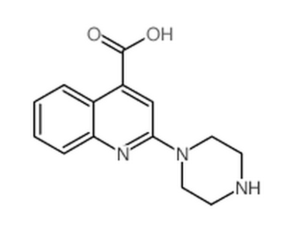 2-哌嗪-1-基-喹啉-4-羧酸