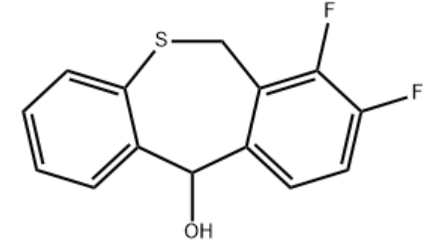 7,8 -二氟- 6,11 -二氢-二苯并[ B,E ]噻吩并- 11 -醇