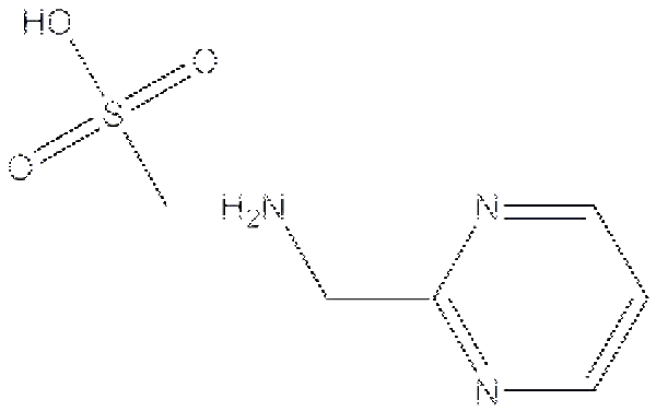 2-氨甲基嘧啶甲磺酸盐