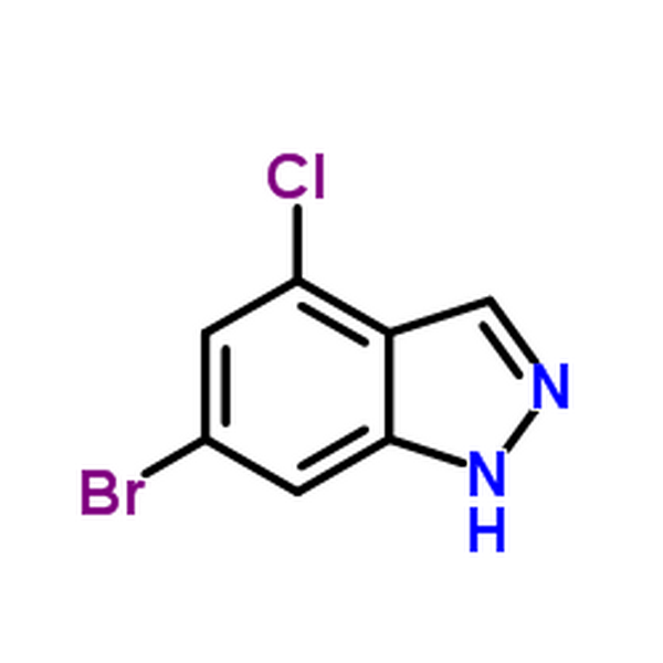 6-溴-4-氯吲唑