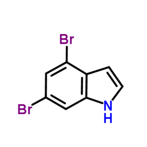 4,6-二溴吲哚