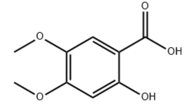 2-羟基-4,5-二甲氧基苯甲酸