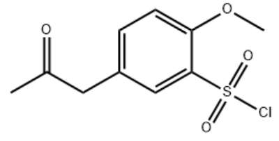 5-丙酮基-2-甲氧基苯磺酰氯