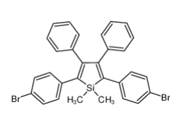 2,5-双(4-溴苯基)-1,1-二甲基-3,4-二苯基噻咯