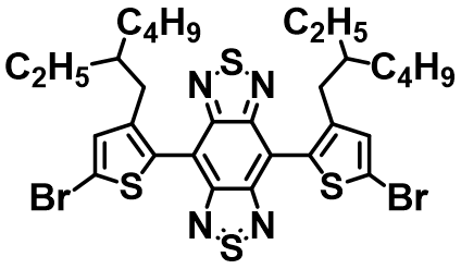 4,8-双(5-溴-3-(2-乙基己基)-2-噻吩基)-2λ4δ2-苯并[1,2-c:4,5-c']双[1,2,5]噻唑