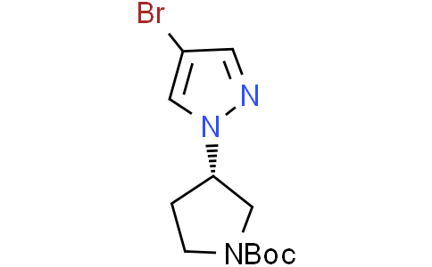 tert-butyl (S)-3-(4-bromo-1H-pyrazol-1-yl)pyrrolidine-1-carboxylate