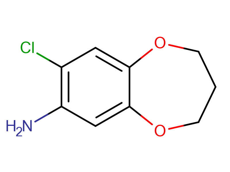 8-氯-3,4-二氢-2H-苯并[b][1,4]二氧杂环庚-7-胺