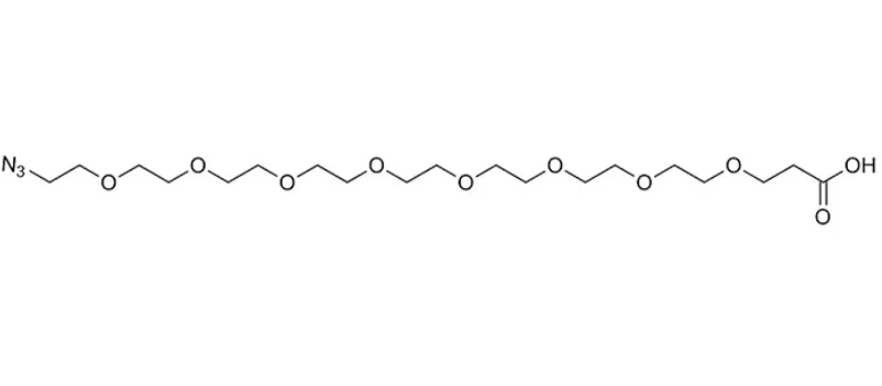 Azido-PEG8-acid，N3-PEG8-COOH，叠氮-八聚乙二醇-丙酸