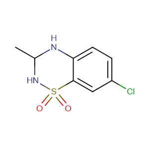 7-氯-3-甲基-3,4-二氢-2H-1,2,4-苯并噻二嗪 1,1-二氧化物