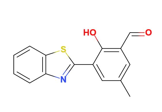 5-甲基-3-(2-苯并噻唑基)-2-羟基苯甲醛