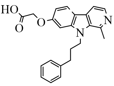 2-((1-methyl-9-(3-phenylpropyl)-9H-pyrido[3,4-b]indol-7-yl)oxy)acetic acid