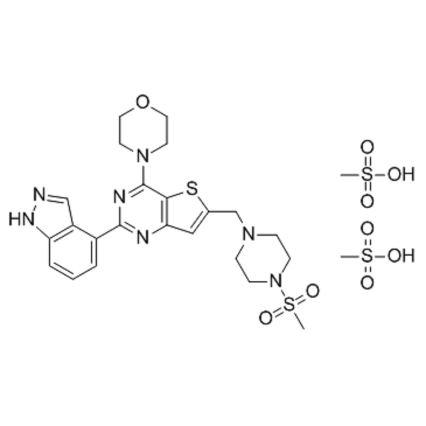 Pictilisib dimethanesulfonate