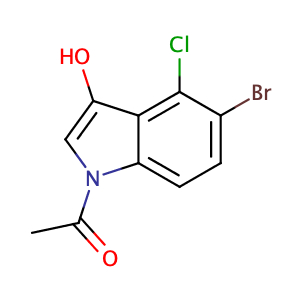 1-乙酰基-5-溴-4-氯-3-吲哚酚