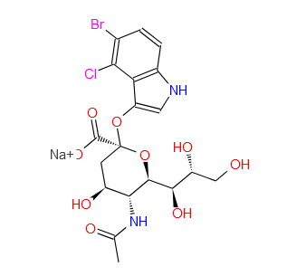 5-溴-4-氯-3-吲哚-α-D-N-乙酰神经氨酸钠盐