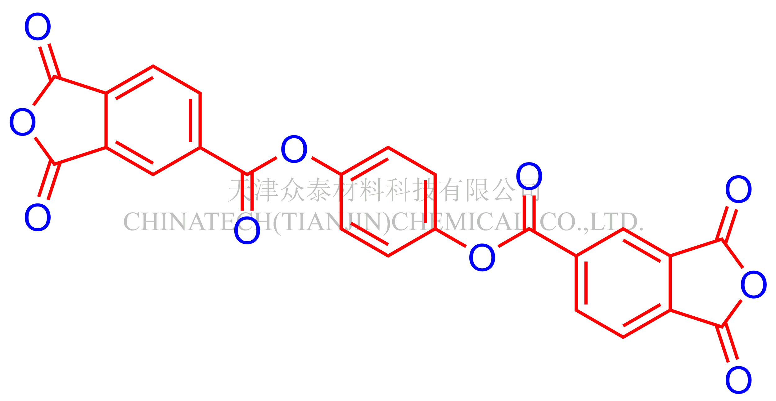 对-亚苯基-双苯偏三酸酯二酐（TAHQ)）