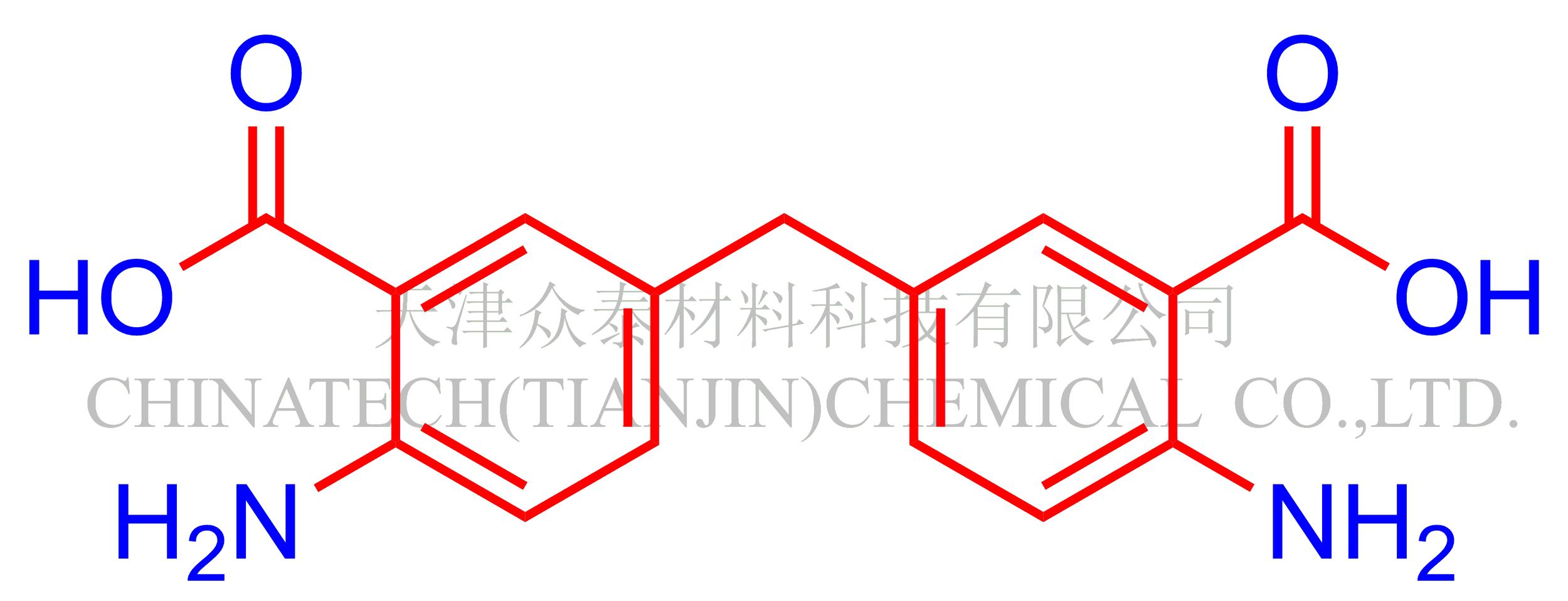 6,6'-双氨基-3,3'-甲叉基二苯甲酸(MBAA)