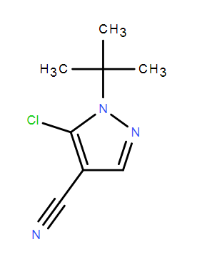 1 -叔丁基- 5 -氯-1H -吡唑- 4 -腈