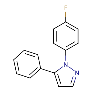 1 - (4 -氟苯基)- 5 -苯基- 1H -吡唑