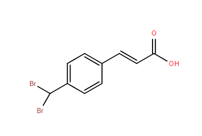 (E)-3-(4-(dibromomethyl)phenyl)acrylic acid