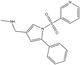 N-methyl-1-(5-phenyl-1-(pyridin-3-ylsulfonyl)-1H-pyrrol-3-yl)methanamine