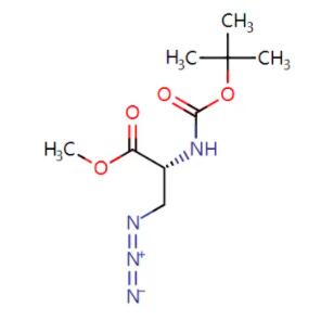 3-叠氮-N-Boc-D-丙氨酸甲酯，3-Azido-N-Boc-D-alanine methyl ester