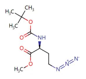 3-叠氮基-N-[叔丁氧羰基]-D-丙氨酸，Boc-D-Dap(N3) CHA salt