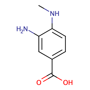 3-氨基-4-(甲氨基)苯甲酸
